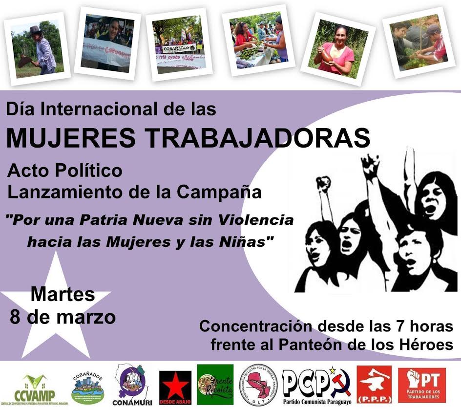 Paraguay: Mujeres organizadas lanzarán campaña contra la violencia